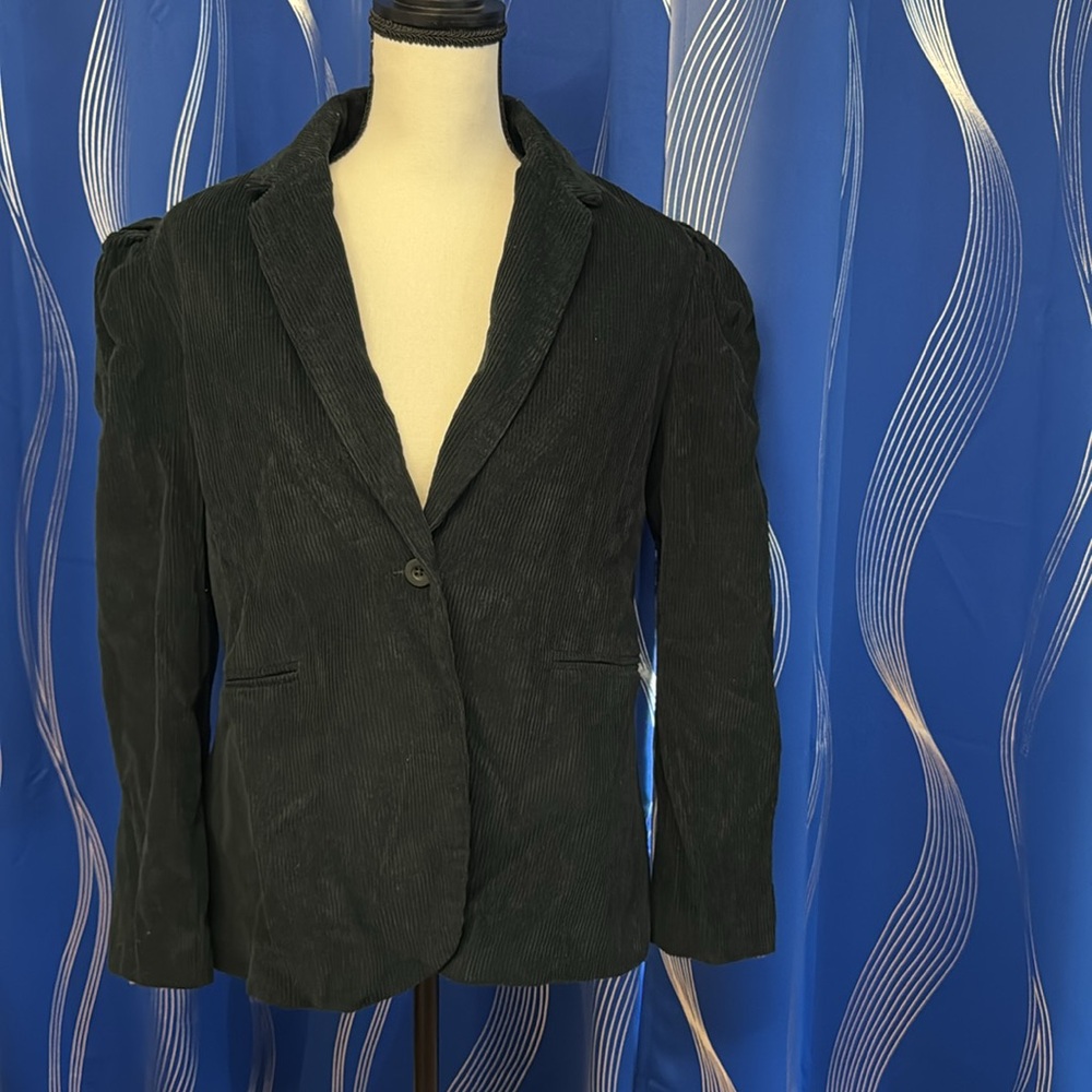 BlankNYC Black Courduroy Blazer